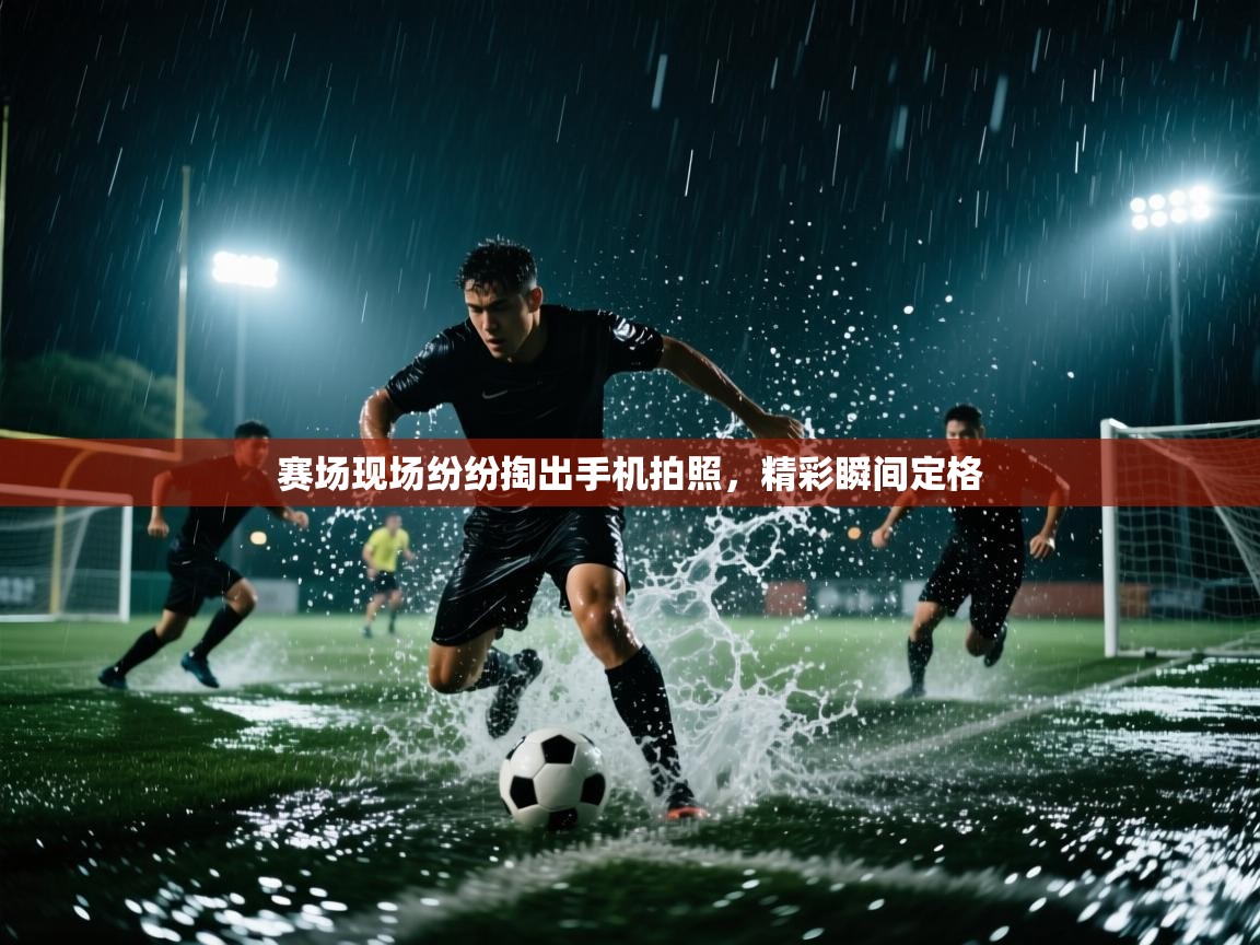 赛场现场纷纷掏出手机拍照,精彩瞬间定格